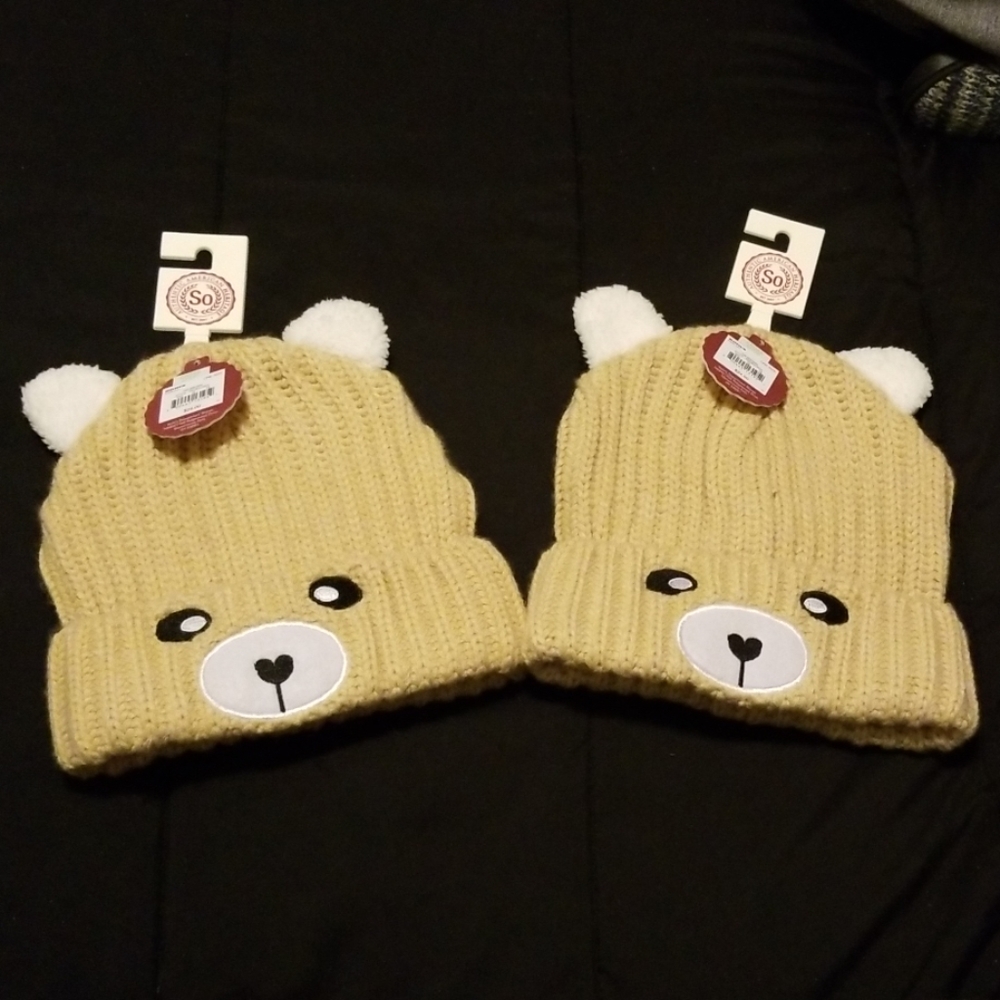 2 New SO Kid's Hats